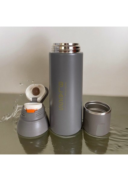 Yüksek Yalıtımlı Paslanmaz Çelik Bardaklı Vizon Sıcak/soğuk 700 ml Termos
