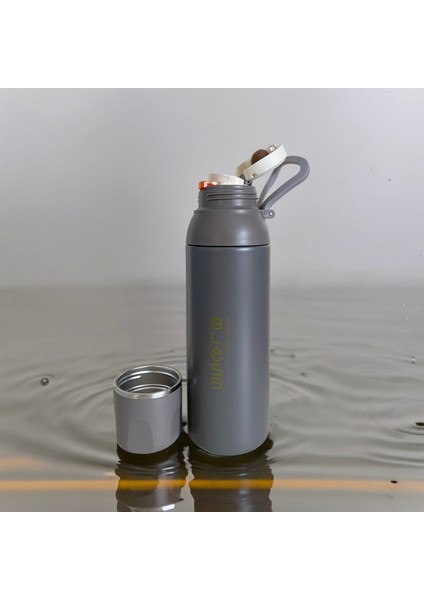 Yüksek Yalıtımlı Paslanmaz Çelik Bardaklı Vizon Sıcak/soğuk 700 ml Termos