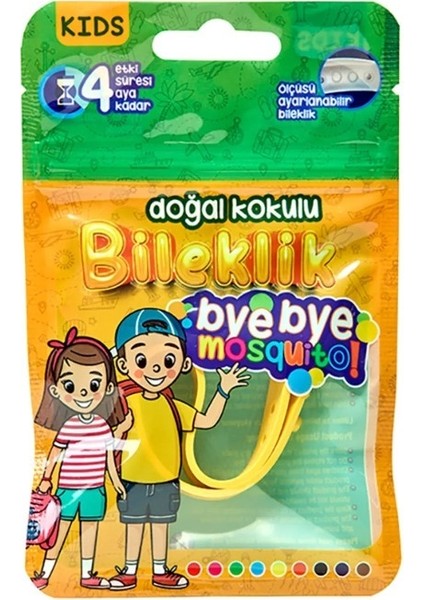 Bye Bye Smond Store Bye Bye Mosquito Doğal Kokulu Çocuk Sinek Kovucu Bileklik