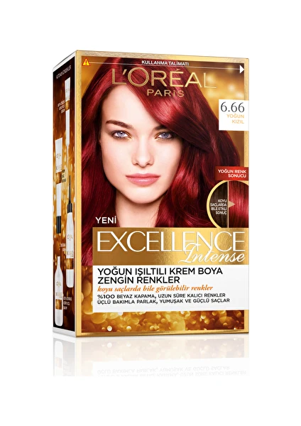 L'oreal Paris Excellence Intense 6.66 Yoğun Kızıl