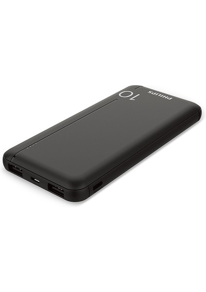 DLP1810CB 10.000 Mah 2xusb-A 2.1A, Usb-C Çıkış Taşınabilir Şarj Cihazı Siyah