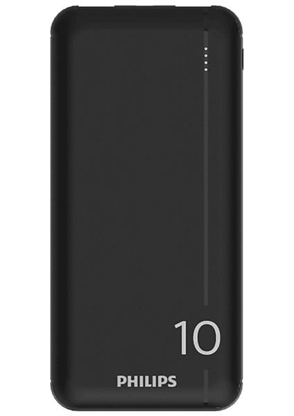 DLP1810CB 10.000 Mah 2xusb-A 2.1A, Usb-C Çıkış Taşınabilir Şarj Cihazı Siyah