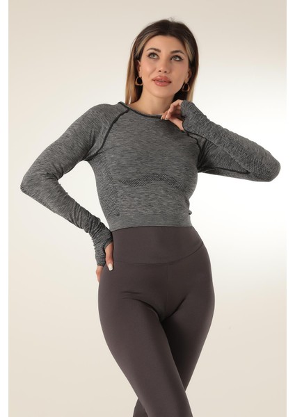 Uzun Kollu Kadın Sportişört modelleri