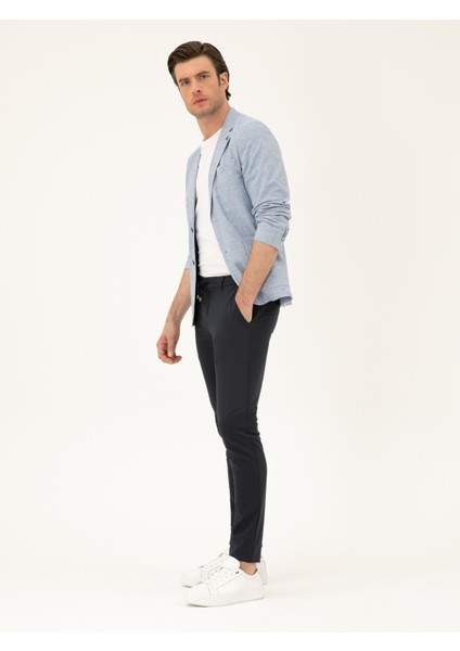 Erkek Açık Mavi Slim Fit Pamuk Karışımlı 50285251-VR003 fırsatları