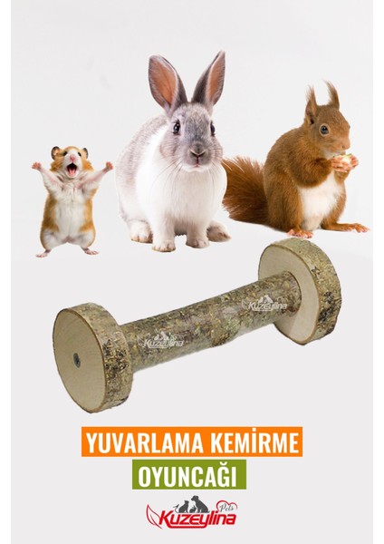 Hamster Tavşan Gine Pig Yuvarlama Kemirme Oyuncağı