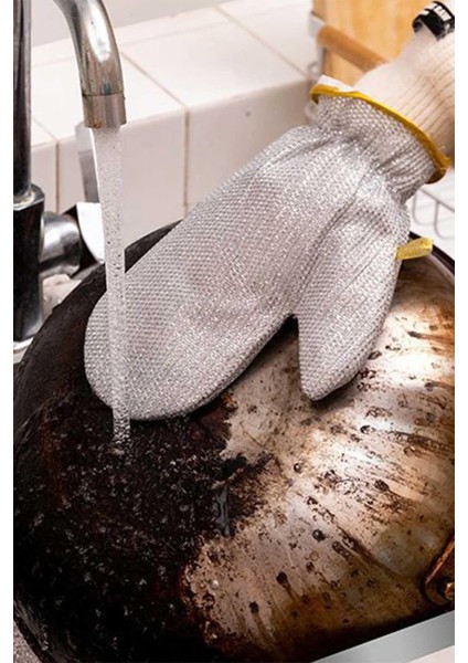 Bulaşık Eldiveni Telli, Temizlilk Eldiveni, Su Geçirmez Eldiven 2 Adet indirimleri