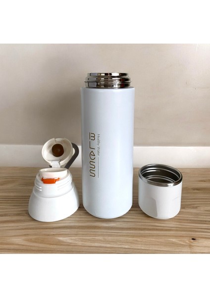 Yüksek Yalıtımlı Paslanmaz Çelik Bardaklı Beyaz Sıcak/soğuk 700 ml Termos