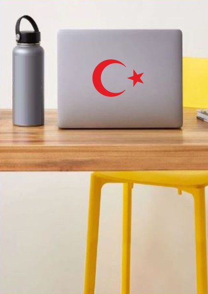 Yırtıklı Türk Bayrağı Pençe Sticker 00034