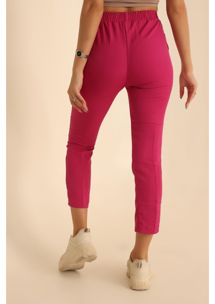 Kadın Beli Lastikli Cepli Havuç Kalıp Pantolon fırsatları