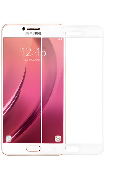 Galaxy A5 2016 Ekranı Tam Kaplayan Düz Cam Koruyucu