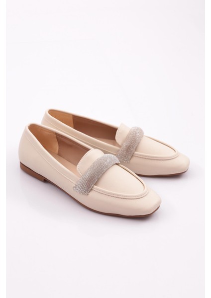 5000 Kadin Silver Taş Tokali Loafer fiyatları