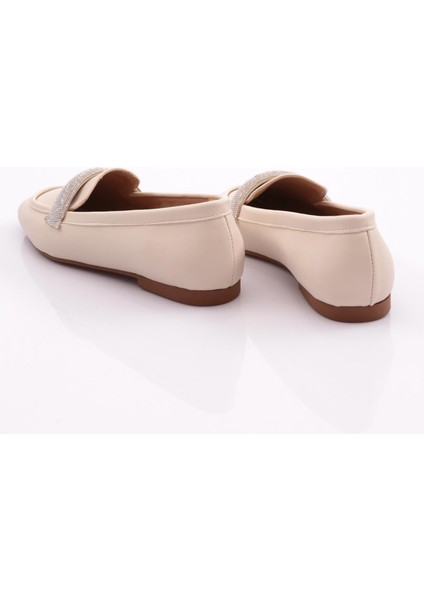 5000 Kadin Silver Taş Tokali Loafer modelleri