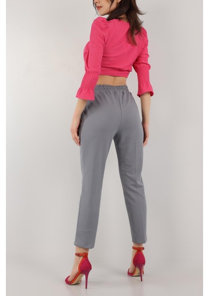 Kadın Beli Lastikli Cepli Havuç Kalıp Pantolon fırsatları