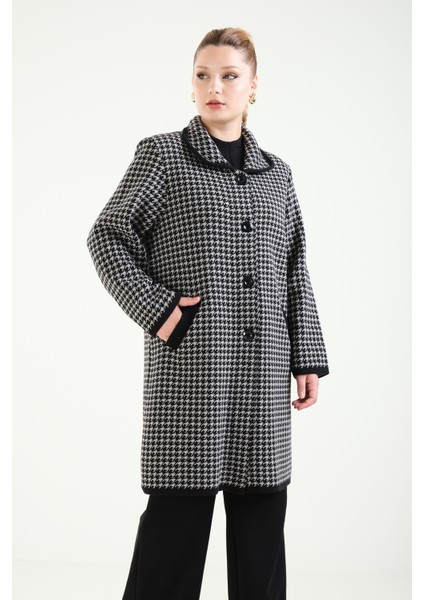 Kadın Çift Cepli Desenli Anne Hırkası Bej fiyatları