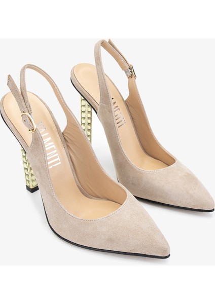 Belina Kadın Taş Süet Hakiki Deri Topuklu Ayakkabı 22 3185 Bn Ayk Y24 fiyatları