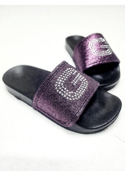 Çocuk Pırıltılı Harf Detaylı Ev Dışarı Terliği fiyatları