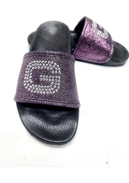 Çocuk Pırıltılı Harf Detaylı Ev Dışarı Terliği modelleri