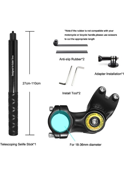 Insta 360 Görünmez Selfie Stick One X2 / One R / One x / One / Evo 24FILM