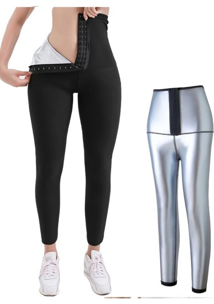 Zayıflatan Iki Beden Incelten Vücut Şekillendiren Yüksek Bel 3 Kopçalı Sauna Korse fırsatları