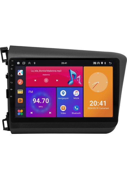 Honda Civic Fb7 Android Multimedya Sistemi (2012-2016) CRV4147XP