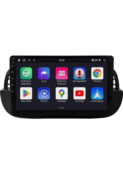 Fiat 500 Multimedya Sistemi (2008-2014) Android 14 Multimedya - 2 GB Ram - 32 GB Hafıza - Carplay CRV4652XPB fırsatları