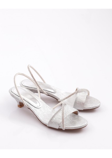 6100 Kadin Taş Işlemeli Topuklu Abiye Ayakkabi fiyatları