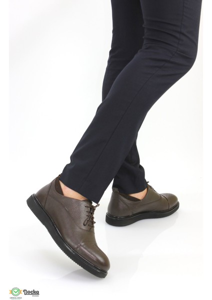 Erkek Hakiki Deri Spor Tarz Klasık Ayakkabı ER23/A858D fırsatları