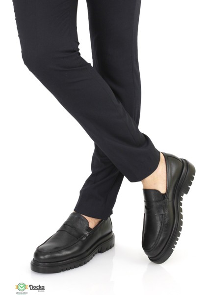 Erkek Deri Kalın Taban Loafer Ayakkabı RP24/LF5207 fiyatları