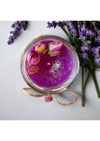 Özel Tasarım Mum Serisi , Lavanta ve Gül Aromalı , Hediyelik Mum fiyatları