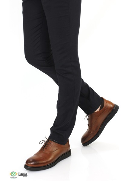 Erkek Hakiki Deri Kalın Taban Klasık Yarı Parlak Oxford Ayakkabı ER24/CS860 fiyatları