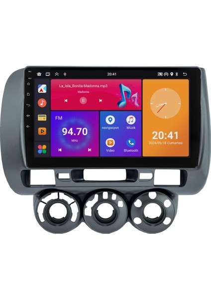 Honda City (2006-2009) Android 14 Multimedya - 2 GB Ram - 32 GB Hafıza - Carplay CRV4156XP