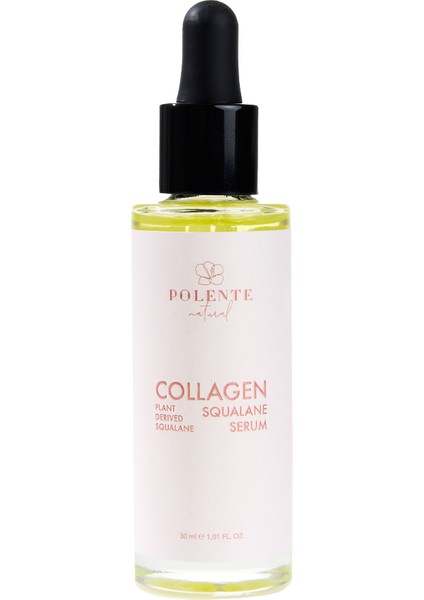 Polente Natural - Collagen & Squalane Serum - Yaşlanma Karşıtı Kolajen Serum 30 ml