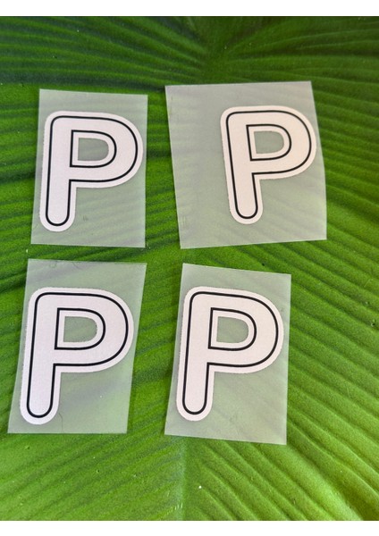 5x4 cm Ütü Ile Yapışan P Harfi Transfer Baskı Arma fiyatları
