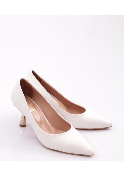 340-1 Kadin Sivri Burun Parmak Dekolteli Topuklu Ayakkabi fiyatları