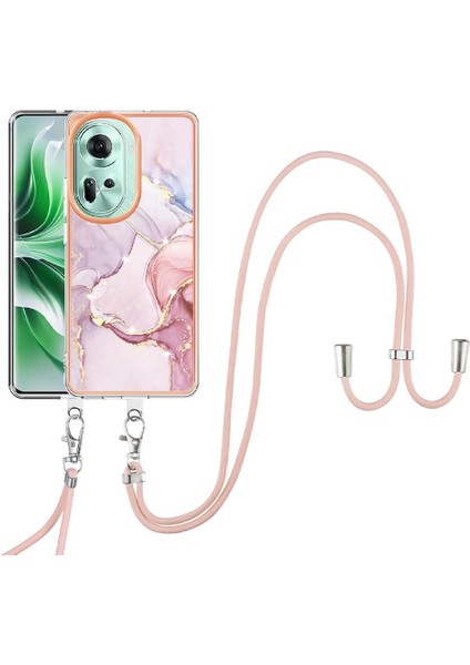 Oppo Oppo 11 5g Için Kılıf Anti-Scratch Yumuşak Tampon Crossbody Kordon Askısı (Yurt Dışından)