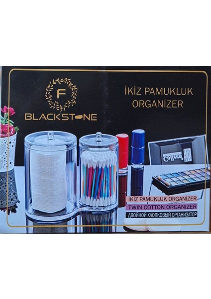 Black Stone İkiz Pamukluk Organizer