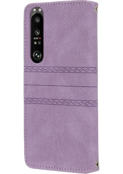 Sony Xperia 1 Iii Için Flip Case Darbeye Koruyucu Cüzdan Kılıf Pu (Yurt Dışından) indirimleri