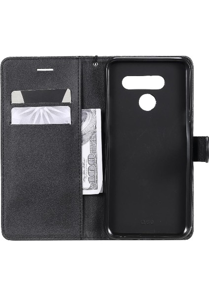 Kart Yuvası Klasik Düz Renk Iş Çantası ile Lg Q60/K50 Için Flip Case (Yurt Dışından) indirimleri