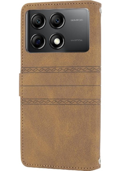 Xiaomi Poco X6 Için Flip Case Cüzdan Kılıf Darbeye Koruyucu Kickstand (Yurt Dışından) fırsatları