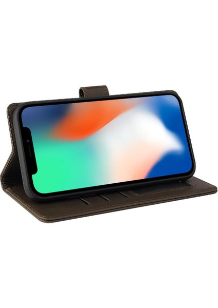 Iphone x Üç Kart Yuvaları Premium Deri Kickstand Için Flip Case (Yurt Dışından) indirimleri