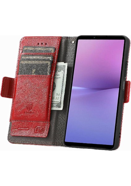 MY Boutique1 Sony Xperia 10 V Çoklu Kart Yuvası Ekleme Cüzdan Çok Renkli Için Flip Case (Yurt Dışından)