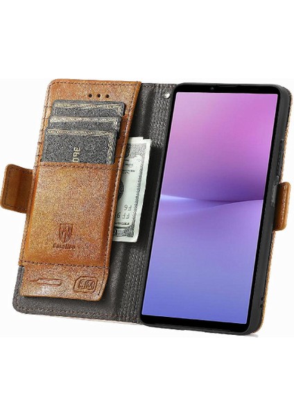 MY Boutique1 Sony Xperia 10 V Çoklu Kart Yuvası Ekleme Cüzdan Çok Renkli Için Flip Case (Yurt Dışından)