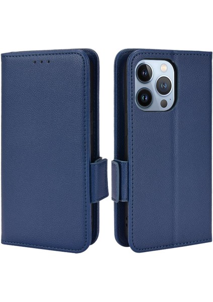 Iphone 15 Için Kılıf Pro Max Cüzdan Pu Deri Kart Yuvaları Tutucu Manyetik (Yurt Dışından)