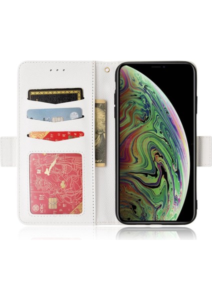 Iphone X/xs Kart Yuvaları Tutucu Pu Deri Yan Toka Cüzdan (Yurt Dışından)