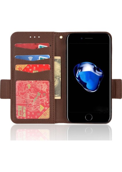 Iphone 6/6s Manyetik Kart Yuvaları Tutucu Cüzdan Yan Toka Pu (Yurt Dışından)