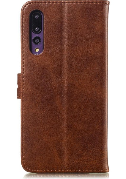 Cüzdan Kılıf Için Huawei P20 Pro Manyetik Kapatma Kickstand Kabartmalı Tüm (Yurt Dışından) indirimleri