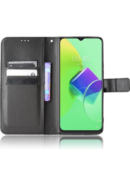 Tecno Spark 9 Pro Kapak Kart Tutucu Kickstand Manyetik Cüzdan Için Kılıf (Yurt Dışından) modelleri