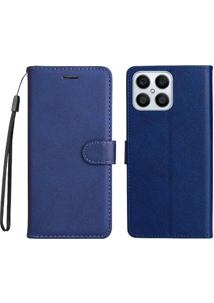 MY Boutique1 Onur X8 5g Iş Cüzdan Telefon Kılıfı Için Flip Case Klasik Düz Renk (Yurt Dışından)