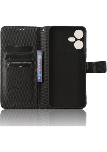 Tecno Pova Neo 3 Kickstand Manyetik Cüzdan Kapak Kart Tutucu Için Kılıf (Yurt Dışından)