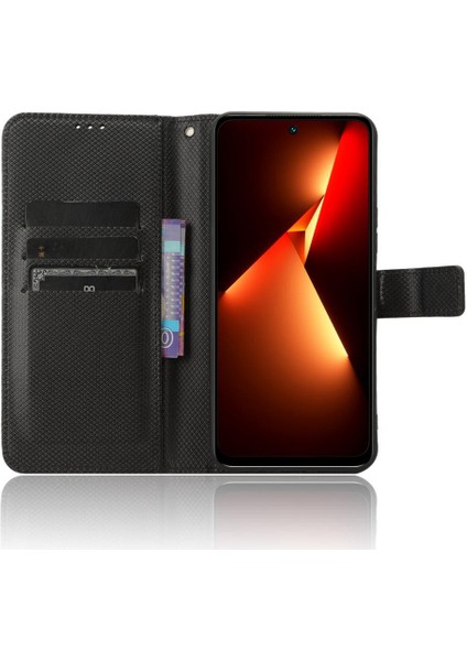 Tecno Pova Neo 3 Kickstand Manyetik Cüzdan Kapak Kart Tutucu Için Kılıf (Yurt Dışından)